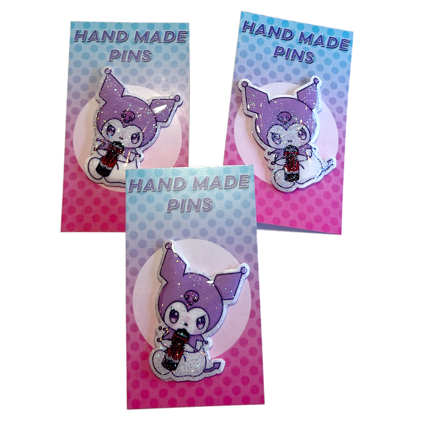 Handmade 'rio x energy drink pins