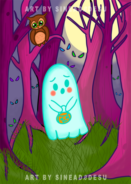 Ghost in the woods