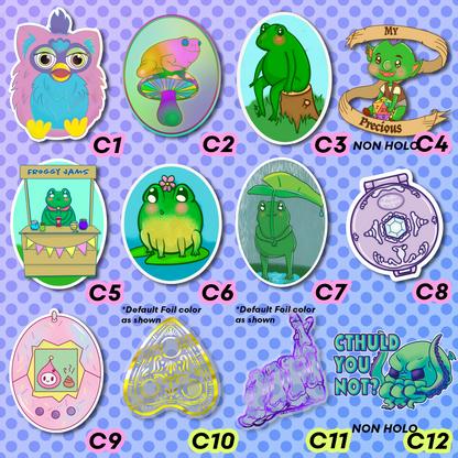 3 inch Vinyl Stickers (Made in house)